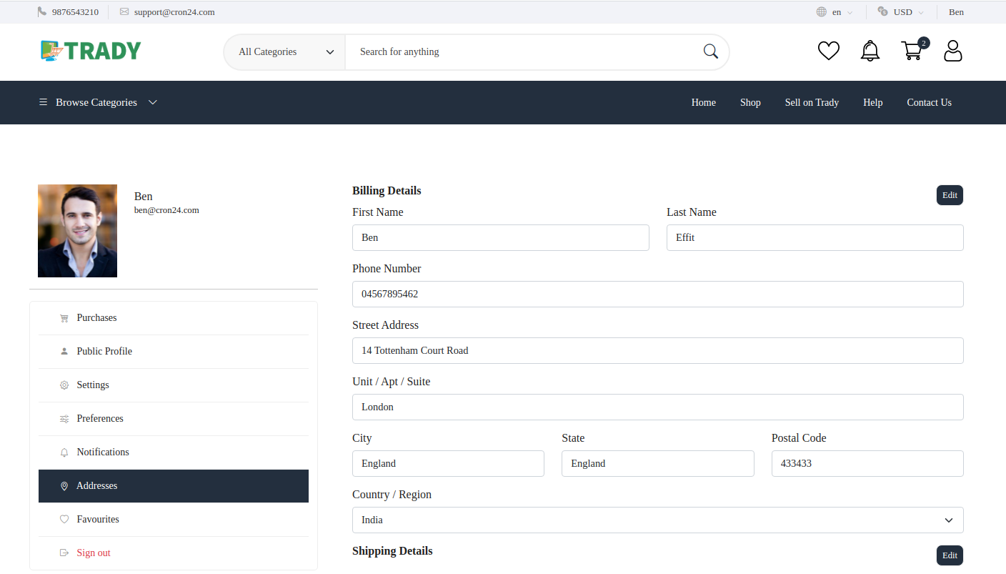 E-commerce Script